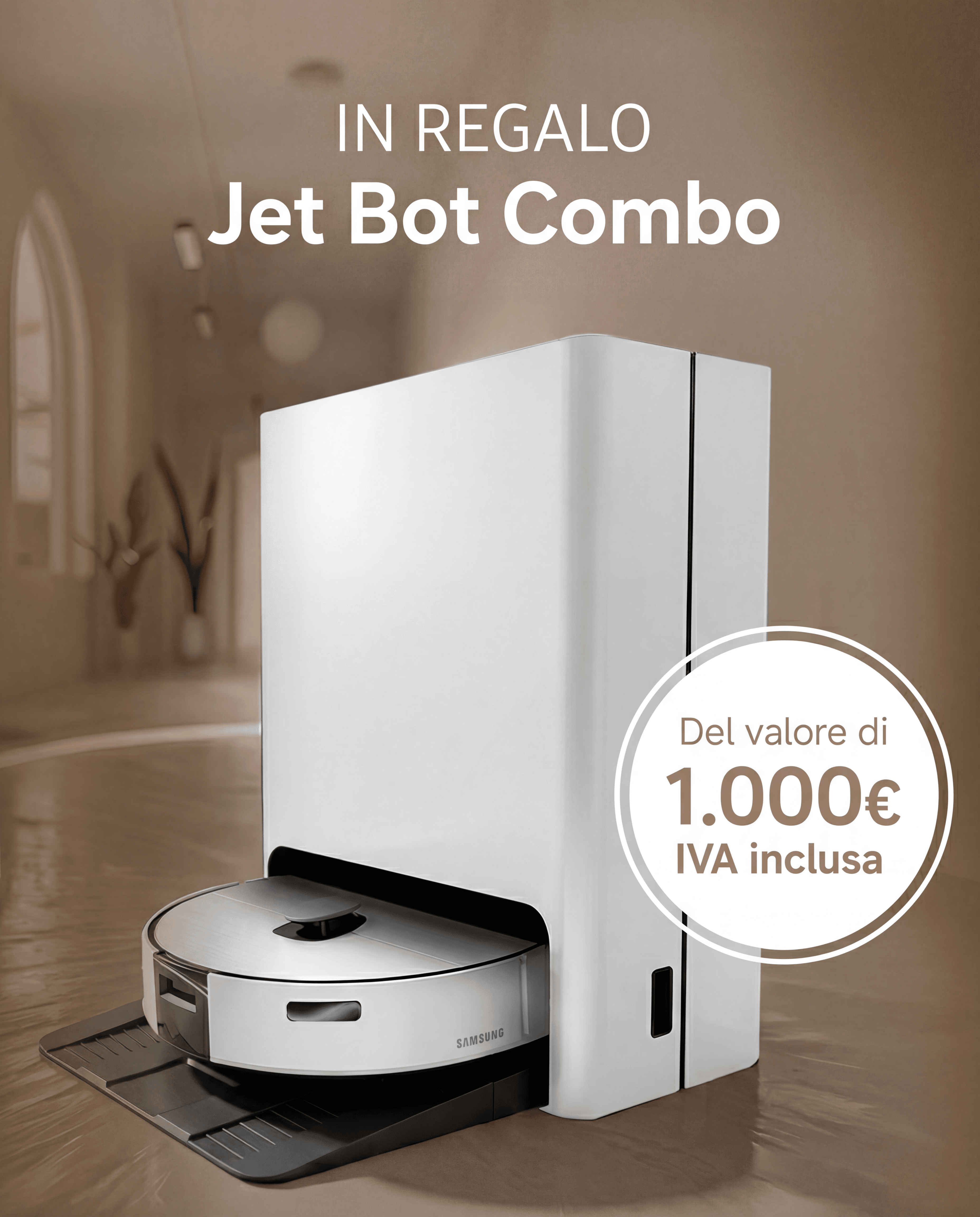 Robot Aspirapolvere Samsung Jet Bot Combo